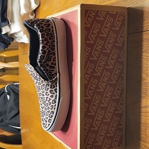 Vans asher cheetah print